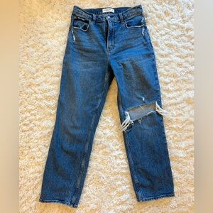 90s straight ultra high rise jeans